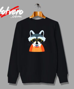 Hipster Raccoon Urban Sweatshirt