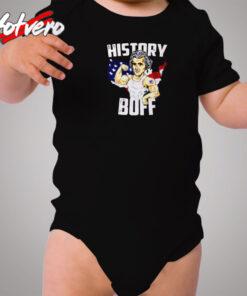 History Buff President Andrew Jackson Patriotic Cozy Baby Onesies