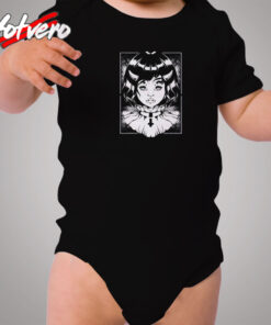 Horned Devil Girl Satanic Cozy Baby Onesies