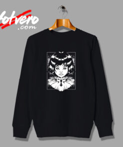 Horned Devil Girl Satanic Urban Sweatshirt