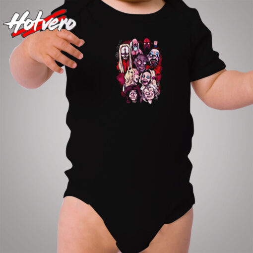 House Of 1000 Corpses Horror Movie Characters Cozy Baby Onesies