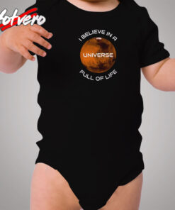 I Believe In A Universe Full Of Life Cozy Baby Onesies