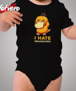 I Hate Headaches Cozy Baby Onesies