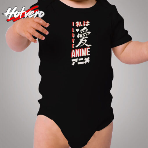 I Love Anime Cozy Baby Onesies