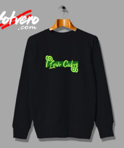 I Love Cukes Urban Sweatshirt