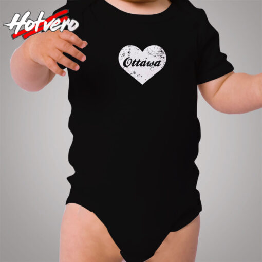 I Love Ottawa Cozy Baby Onesies