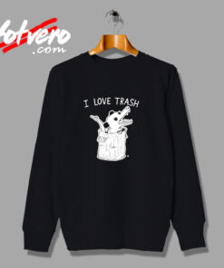 I Love Trash Possum Urban Sweatshirt