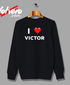 I Love Victor Urban Sweatshirt