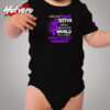 I Wear Purple For My Sister Domestic Violence Cozy Baby Onesies