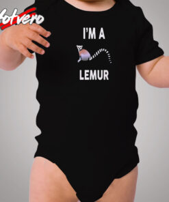 I’m A Lemur Cozy Baby Onesies