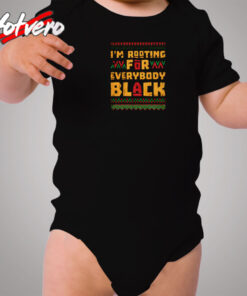 I'm Rooting For Everybody Black Cozy Baby Onesies