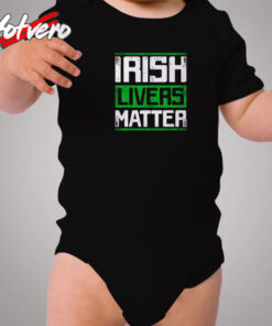 Irish Livers Matter Cozy Baby Onesies