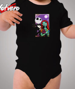 Jack And Sally Cozy Baby Onesies