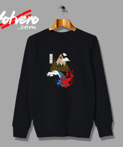 Japanese Asian Four Elements Urban Sweatshirt