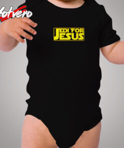 Jedi For Jesus Graphic Cozy Baby Onesies