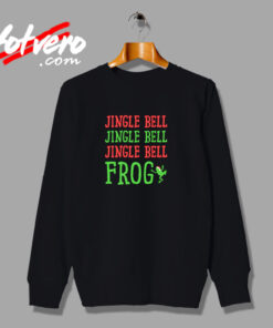 Jingle Bell Frog Funny Christmas Urban Sweatshirt