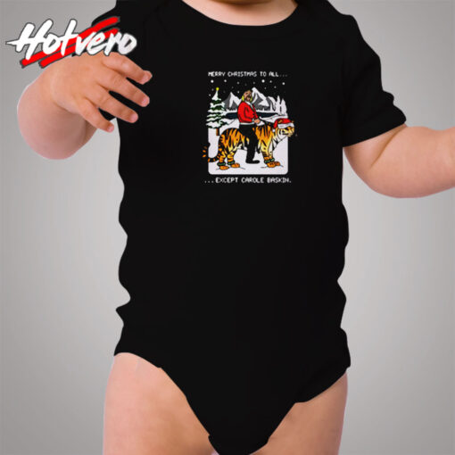 Joe Exotic Tiger King Merry Christmas Cozy Baby Onesies