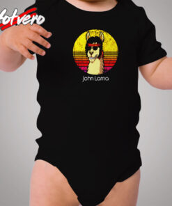 John Lama Lennon Parody Rock Cozy Baby Onesies