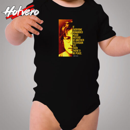 John Lennon Quote Cozy Baby Onesies