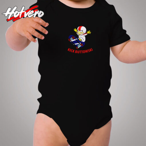 Kick Buttowski Skateboard Suburban Daredevil Cozy Baby Onesies