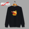 King Hamburger Drinking Tomato Sauce Urban Sweatshirt