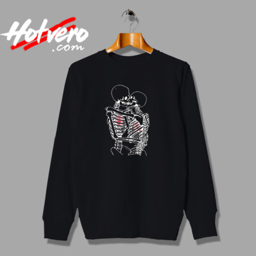 Kissing Skeleton Tarot Urban Sweatshirt