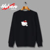 Kitty Middle Finger Funny Urban Sweatshirt