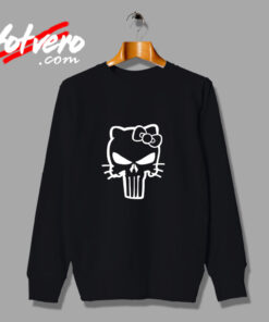 Kitty Punisher Skull Parody Urban Sweatshirt