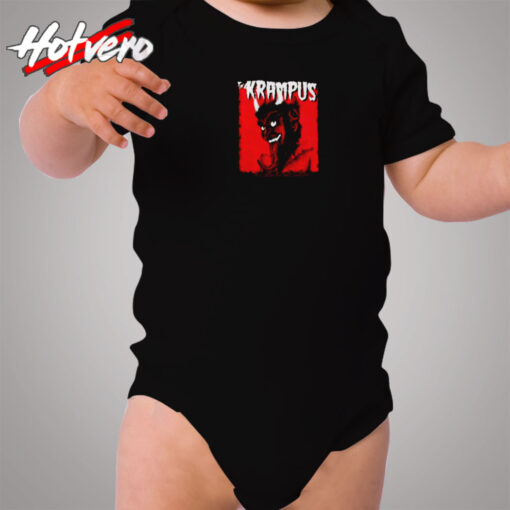 Krampus Evil Santa Claus Christmas Demon Cozy Baby Onesies