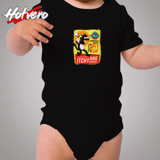 Le Chat Noir Cat Itchy & Scratchy Show Cozy Baby Onesies