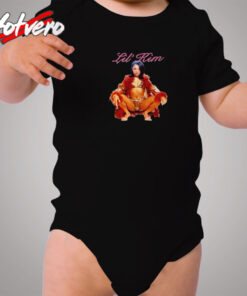 Lil Kim Queenbee Vintage Hip Hop Cozy Baby Onesies