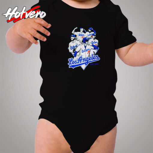 Los Angeles Dodgers La Champions Cozy Baby Onesies