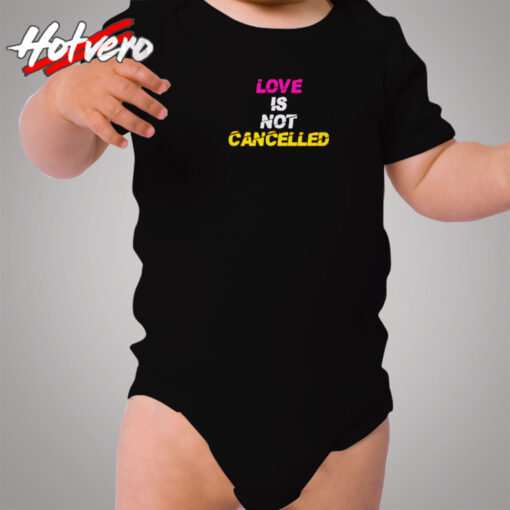 Love Is Not Cancelled Valentine Cozy Baby Onesies