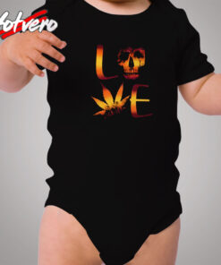 Love Weed Cannabis Cozy Baby Onesies