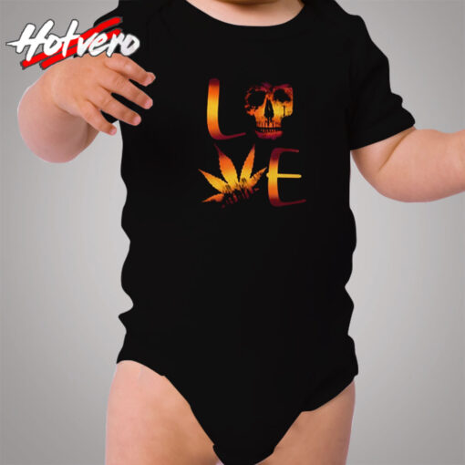 Love Weed Cannabis Cozy Baby Onesies