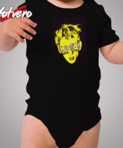 Machine Gun Kelly Yellow Portrait Cozy Baby Onesies