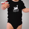 Magic Cat On Skulls Cozy Baby Onesies