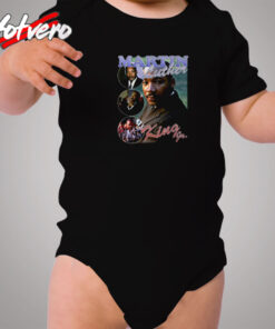 Martin Luther King Bootleg Vintage Style Cozy Baby Onesies