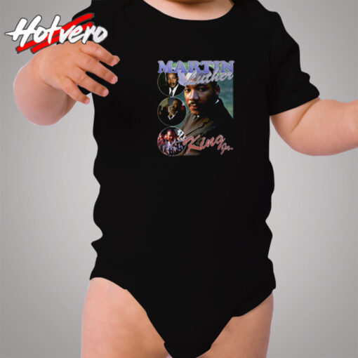 Martin Luther King Bootleg Vintage Style Cozy Baby Onesies