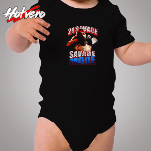 Match Jordan 1 Top 3 Savage Mode 21 Savage Cozy Baby Onesies