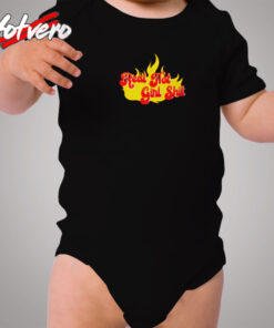 Megan Thee Stallion Real Hot Girl Flame Cozy Baby Onesies