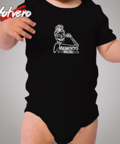 Memento Mori Skeleton Cozy Baby Onesies