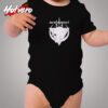 Memento Mori Skull Black Cozy Baby Onesies