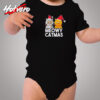 Meowy Catmas Funny Christmas Cat Cozy Baby Onesies