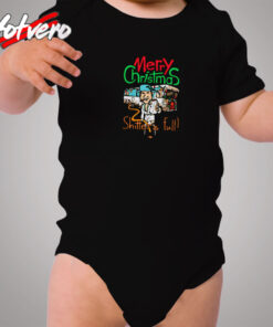 Merry Christmas Shitters Full Ugly Cozy Baby Onesies