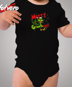 Merry Grinchmas To All Cozy Baby Onesies