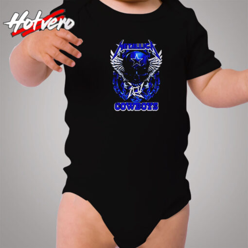 Metallica Dallas Cowboys Cozy Baby Onesies