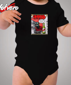 Mf Doom One Beer Comic Cozy Baby Onesies