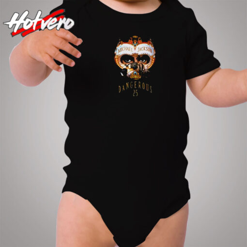 Michael Jackson Dangerous Vintage Cozy Baby Onesies