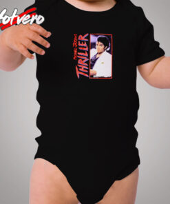 Micheal Jackson Thriller Cozy Baby Onesies